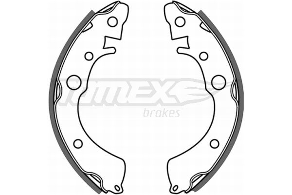 TOMEX BRAKES stabdžių trinkelių komplektas TX 21-35